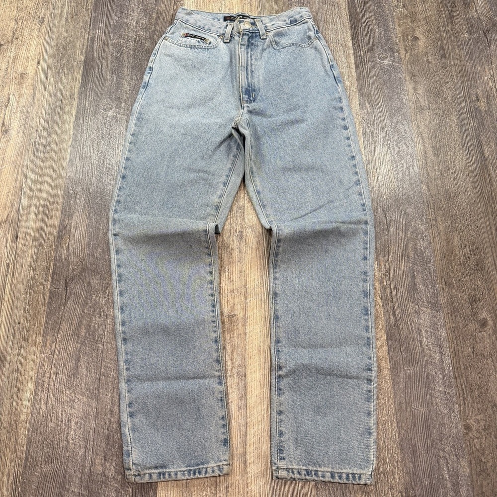 DKNY‎ Jeans Womens Vintage Y2K High-Rise Straight Leg Denim Light Wash Size 6